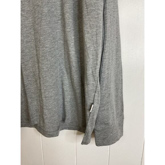 Onia Miles Long Sleeve Henley Gray Men's Shirt Size Large NWT - Picture 4 of 7